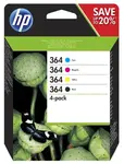 HP 364 Combo pack ink CMYK pro B8550,C5380,D5460