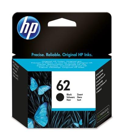 HP 62 ink black 200str. pro ENVY 5540 AIO, 5640 AIO, 7640 AIO, OJ 5740 AIO