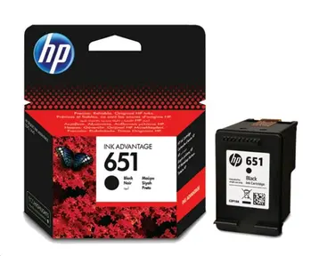 HP 651 Black Ink Cartridge pro HP DeskJet IA 5645, 5575