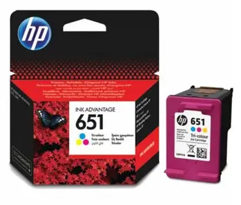 HP 651 Color Ink Cartridge pro HP DeskJet IA 5645, 5575