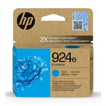 HP 924e Officejet Pro 8122e, 8124e, 8130e, 8132e, 8135e, cyan 800stran