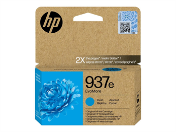 HP 937e EvoMore pro Officejet Pro 9110b, 9120e, 9720E, 9730e cyan, 1,650 str.