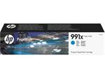 HP 991X High Yield Cyan PageWide Cartridge 16K