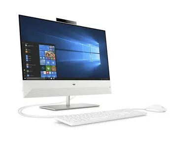 HP AIO 24-xa0005nc/23,8" FHD BV WLED/AMD Ryzen 5 2600H/8GB/1TB + 128GB SSD/RX 540 2GB/Win 10 Home/Snow-white