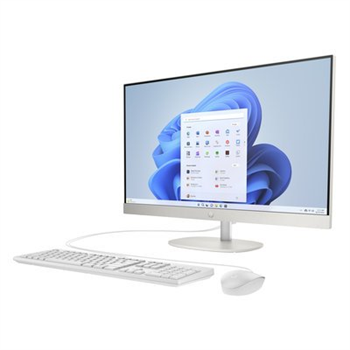 HP AIO 27-cr0001nc/27'' IPS FHD AG/Ryzen 5 7520U/16GB LP/512GB SSD/AMD Radeon 610M/5xUSB/1xHDMI/RJ45/WIN 11 Home/White