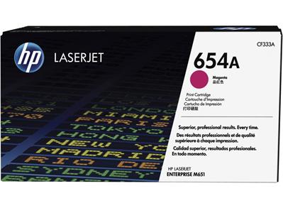 HP CLJ Enterprise M651, toner magenta 654A 15k