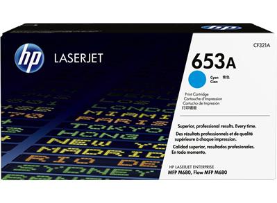 HP CLJ Enterprise M680, toner cyan 653A 16,5k