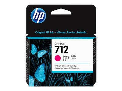 HP DesignJet Studio,T210,T230,T250,T630,T650, No.712, ink. kazeta magenta 29ml