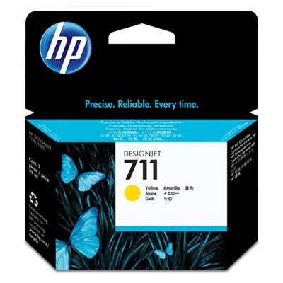 HP DesignJet T120 T520, ink kazeta yellow 29ml No.711