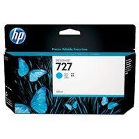 HP Desingjet T1500 2500, ink. kazeta No. 727, Cyan, 130 ml