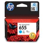 HP Deskjet Advantage 3525 4615 4625 5525 6525, ink. cyan No.655 600str