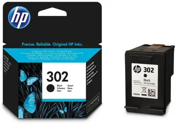 HP ink F6U66AE, No.302, black, HP OJ 3830,3834,4650, DJ 2130,3630,1010, Envy 4520