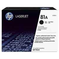 HP LJ MFP M630, M604 605 606, toner black 10.5k 81A