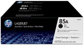 HP LJ P1102 1102w M1212 1132, toner black DoublePack 2ks 1,6k