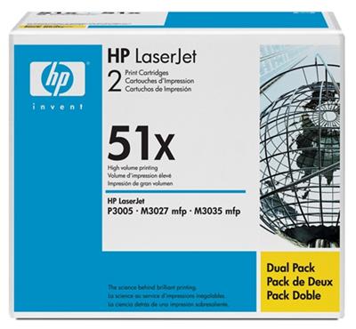 HP LJ P3005/M3035mfp/M3027mfp, toner black 2x13k DoublePack