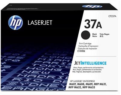 HP LJE M607n, M607dn toner black 11000str. 37A