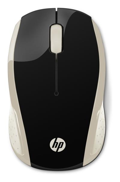 HP myš 200 bezdrátová zlatá