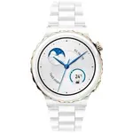 Huawei Watch GT3 Pro 43 mm, Gold Bezel White Ceramic Case + White Ceramic Strap