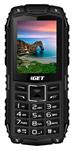 iGET Defender D10 Black - Odolný telefon/2,4"/320x240/Dual SIM/fotoaparát 0,3 MPx/32Mb+3Mb/baterie 2500mAh/svítilna/IP6