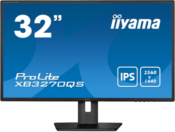 Iiyama ProLite XB3270QS-B5,31.5",IPS,QHD,60Hz,4ms,Black