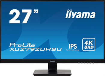 Iiyama ProLite XU2792UHSU-B1,27",IPS,4K UHD,60Hz,4ms,Black