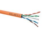 Instalační kabel Solarix CAT6 UTP LSOH LSOHFR B2ca s1a d1 a1 500m/cívka oranžový