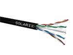 Instalační kabel Solarix CAT6 UTP PE Fca venkovní 500m/cívka - černý