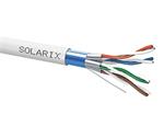 Instalační kabel Solarix CAT6A FFTP šedý Dca 500m/cívka