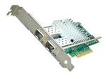 Intel® Ethernet Converged Network Adapter X520-DA2, Dual port 10GbE (SFP+) PCI-E8g2, LP