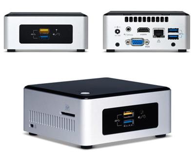 INTEL NUC NUC Pinnacle Canyon/Kit NUC5PPYH/Pentium N3700/2.5" SATA SSD/HDD/Wifi