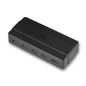 ITEC U3HUB742 i-tec USB 3.0 Charging HUB 7 Port s napájecím adaptérem 2x USB 3.0 nabíjecí port