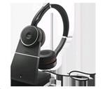 Jabra bezdrátová náhlavní souprava Evolve 75, stereo, MS, vč. nabíjecího stojánku