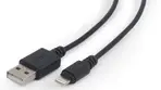 Kabel CABLEXPERT USB 2.0 Lightning (IP5 a vyšší) nabíjecí a synchronizační kabel, 1m, černý