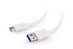 Kabel CABLEXPERT USB 3.0 AM na Type-C kabel (AM/CM), 1,8m, bílý