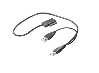 Kabel CABLEXPERTexterní adaptér USB na Slim SATA SSD, DVD