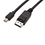 Kabel DisplayPort (mini) M- DisplayPort M, miniDP-DP, 2m, černý