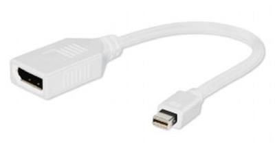 Kabel GEMBIRD red. Displayport na miniDisplayport, F/M, bílá