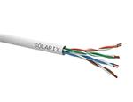 Kabel licna Solarix CAT5E UTP PVC šedý 305m/box