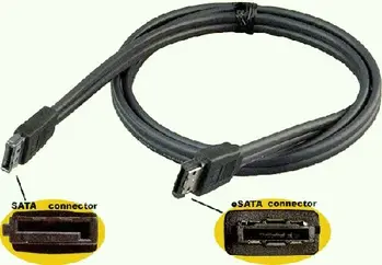 KB DATOVY KABEL e-SATA na SATA, délka 0,5m