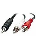 KB KABEL Audio 3,5mm stereo JACK - 2x Cinch, 2m