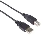 KB kabel USB2.0 A-B,1m,černý