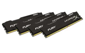 KINGSTON 16GB 2400MHz DDR4 Non-ECC CL15 DIMM (Kit of 4)HyperX FURY Black Series