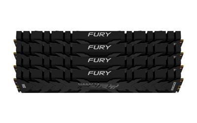 KINGSTON 32GB 2666MHz DDR4 CL13 DIMM (Kit of 4) FURY Renegade Black