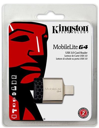 Kingston MobileLite G4 externí USB 3.0 mini čtečka paměťových karet