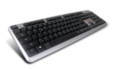 Klávesnice C-TECH CZ/SK KB-102 USB slim silver