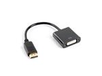 LANBERG DISPLAYPORT(M) 1.2->DVI-I(F)(24+5) ADAPTER DUAL LINK 