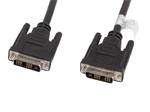 LANBERG DVI-D(M)(18+1)->DVI-D(M)(18+1) CABLE 1.8M BLACK SINGLE LINK 