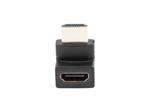 LANBERG HDMI(M)->HDMI(F) ADAPTER ANGLED UP BLACK 