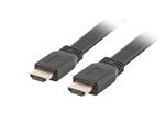 LANBERG HDMI M/M V2.0 CABLE 0.5M 4K BLACK FLAT 