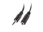 LANBERG MINIJACK 3.5MM(M) 3PIN->2X MINIJACK 3.5MM(F) 3PIN ADAPTER CABLE 10CM BLACK 